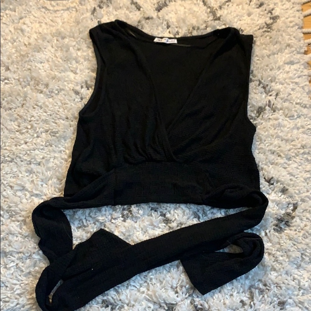 Zara wrap top